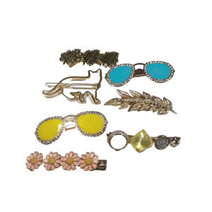 Hair Barrette Clips Fun Spring Designs Everyday Wear